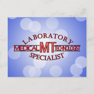 LOGO LABORATORY SPECIALIST MT MEDICAL TECHNOLOGIST POSTCARD