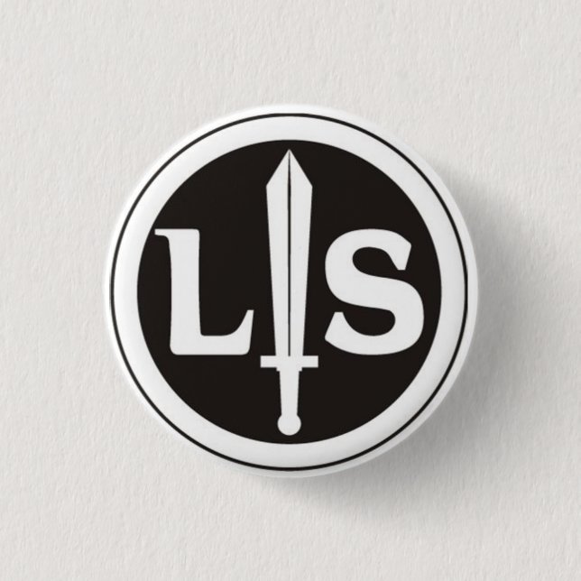 logo lotta studentesca 3 cm round badge (Front)