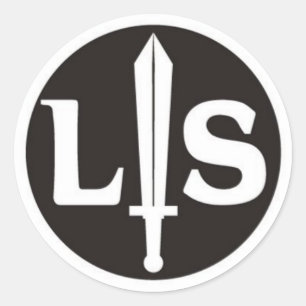 logo lotta studentesca classic round sticker