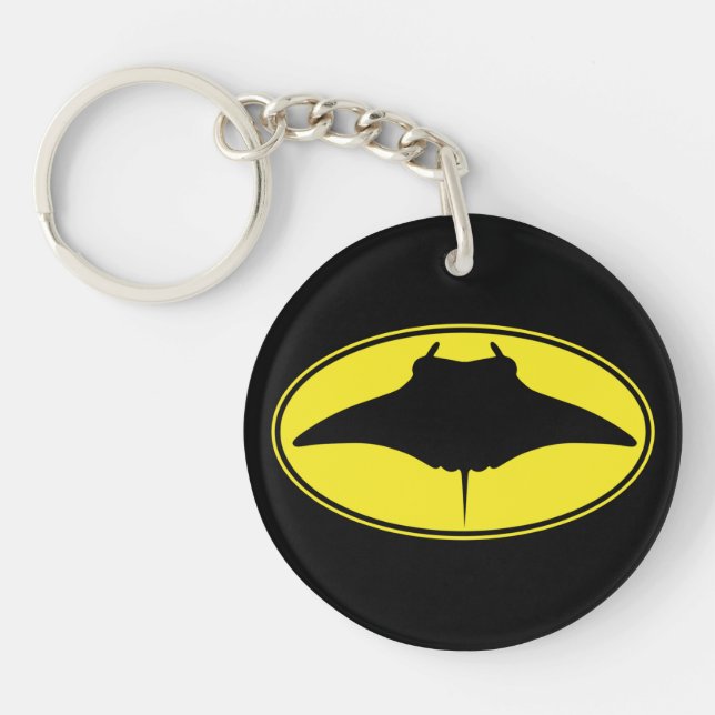 Logo Manta Ray Key Ring (Front)