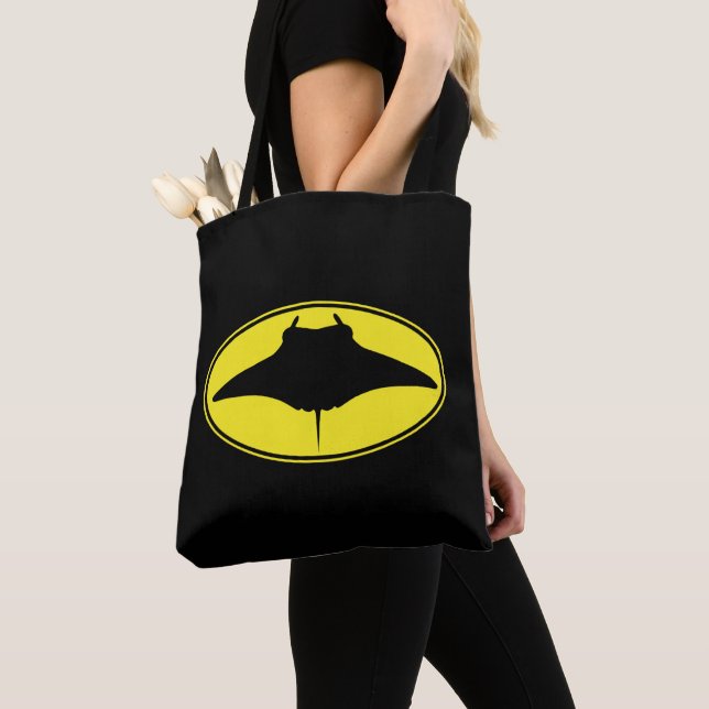 Logo Manta Ray Tote Bag (Close Up)