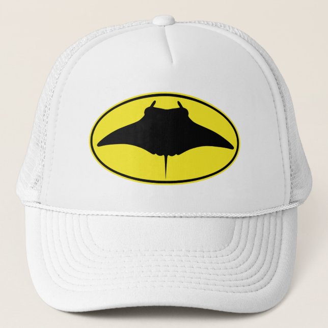 Logo Manta Ray Trucker Hat (Front)