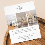 Logo Minimal Photo Business Flyer<br><div class="desc">Simple business flyer.</div>