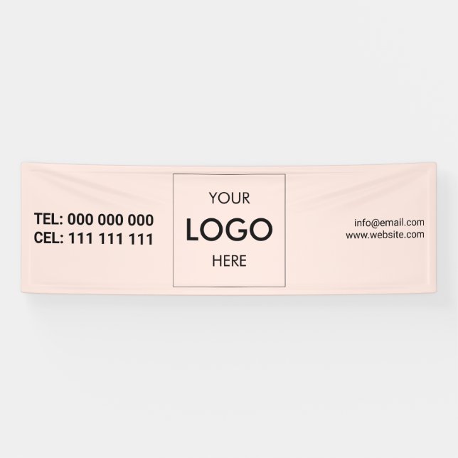 Logo Minimalist Modern Banner (Horizontal)