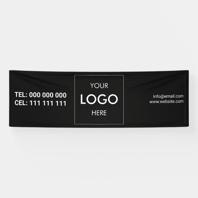Logo Minimalist Modern Banner (Horizontal)