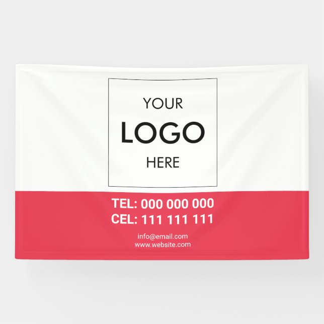 Logo Minimalist Professional Business Banner (Horizontal)
