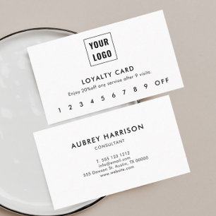Logo Modern Professional Loyalty Card