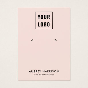 Logo Modern Simple Earring Display