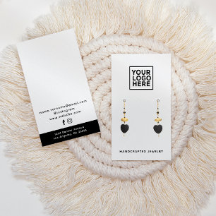 Logo Modern Simple Jewellery Earring Display Card