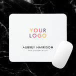 Logo Modern Simple Professional Mouse Pad<br><div class="desc">Add your logo.</div>