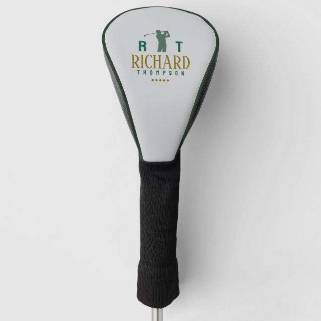 Logo Monogram for Elegant Golfers Golf Head Cover (Front)