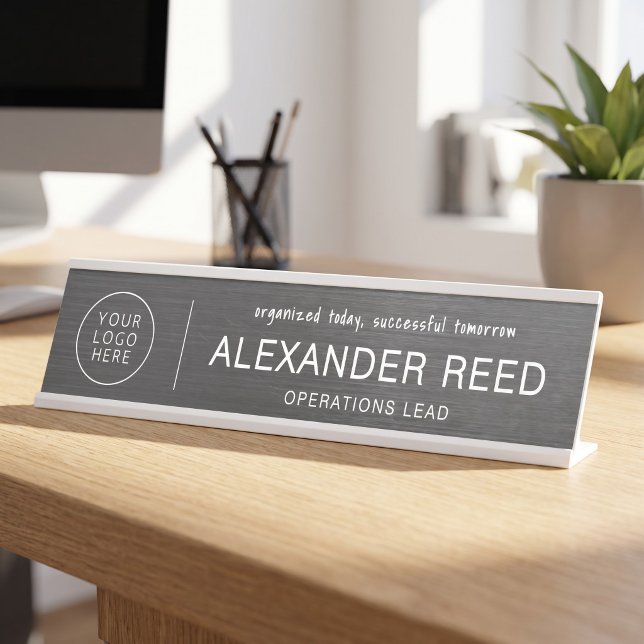 Logo Name Plates Bold Charcoal Black (Logo Name Plates Bold Charcoal Black)