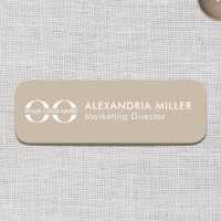 Logo Name Title Name Tag