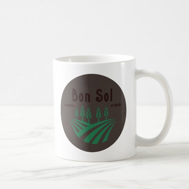 Logo of Bon Sol Coffee Mug (Right)