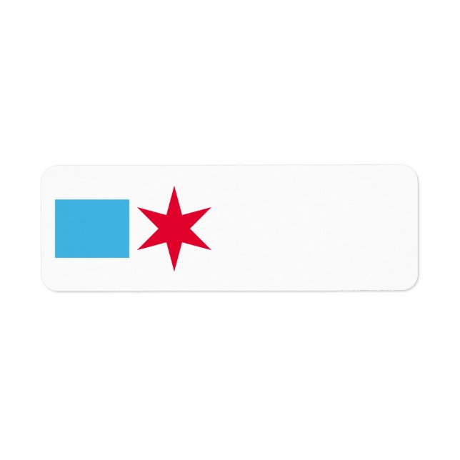 Logo of Chicago Label Return Address Label (Front)