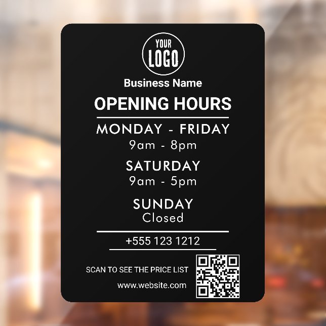 Logo Open Hours Social Media Business (Sheet 2)