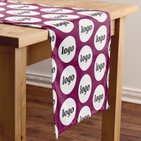 Logo Pattern Business Branding Cherry Pink