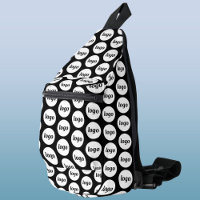 Logo Pattern Business Promotional Branding Black