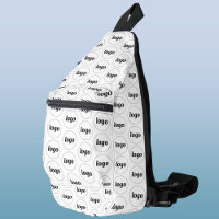 Logo Pattern Business Promotional Branding White