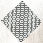 Logo Pattern Business Promotional Sage Green Bandana<br><div class="desc">Add your own logo to this simple tiling pattern for a promotional product for your business.  Wear them yourself,  give them to your dog,  to your staff and employees as part of their uniform,  or to your customers and clients and their pets. Great for trade shows and corporate events.</div>