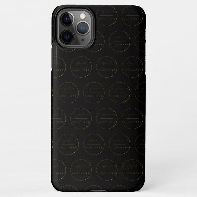 Logo Pattern Simple Logo Template iPhone Case (Back)