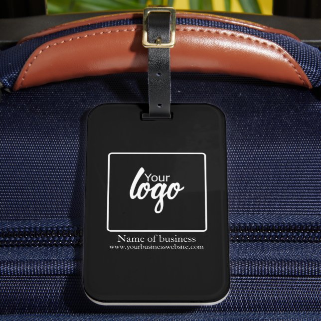Logo Personalised Business Luggage Tag (Front Insitu 2)