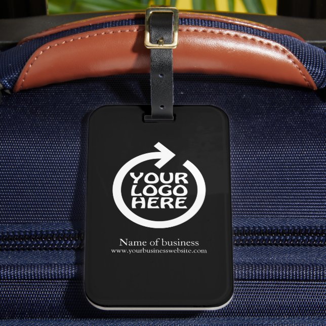 Logo Personalised Business Luggage Tag (Front Insitu 2)
