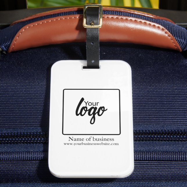 Logo Personalised Business Luggage Tag (Front Insitu 2)