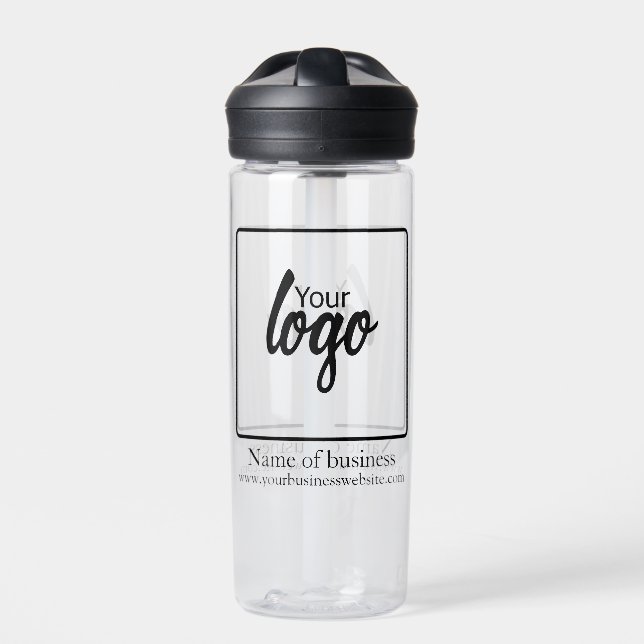 Logo Personalised Business Water Bottle (Front)