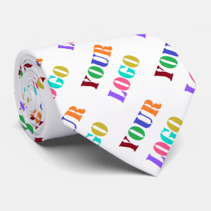Logo Photo Colours Promotional Business Neck Tie