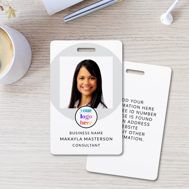 Logo Photo Employee ID  Badge (Creator Uploaded)