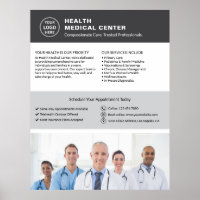 Logo Photo QR Healthcare Clinic Doctor Gray