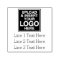 Logo plus Business Address Label or 3 Lines Text