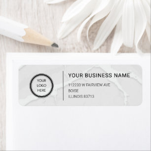 Logo Professional Business Return Address Label