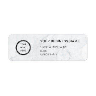 Logo Professional Business Return Address Label