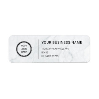 Logo Professional Business Return Address Label