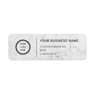 Logo Professional Business Return Address Label