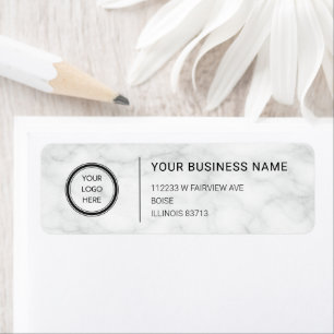 Logo Professional Business Return Address Label