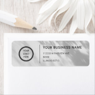 Logo Professional Business Return Address Label