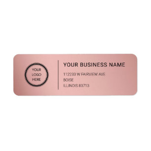 Logo Professional Business Return Address Label