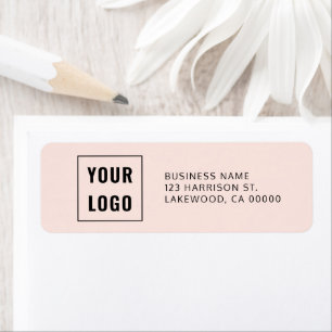 Logo Professional Simple Return Address Label