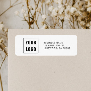 Logo Professional Simple Return Address Label