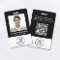 Logo QR Code Black Employee Photo ID