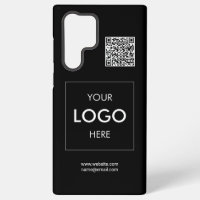 Logo QR Code Black