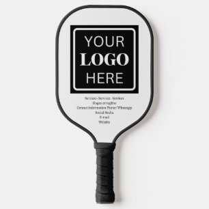 Logo - QR code - Business Promotion Pickleball Paddle
