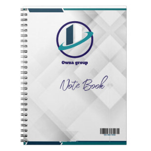 Logo & QR CODE white background Notebook