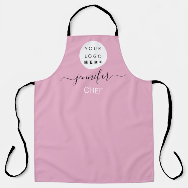 Logo Restaurant Bakery Catering Coffe Shop Cakes Apron (Front)