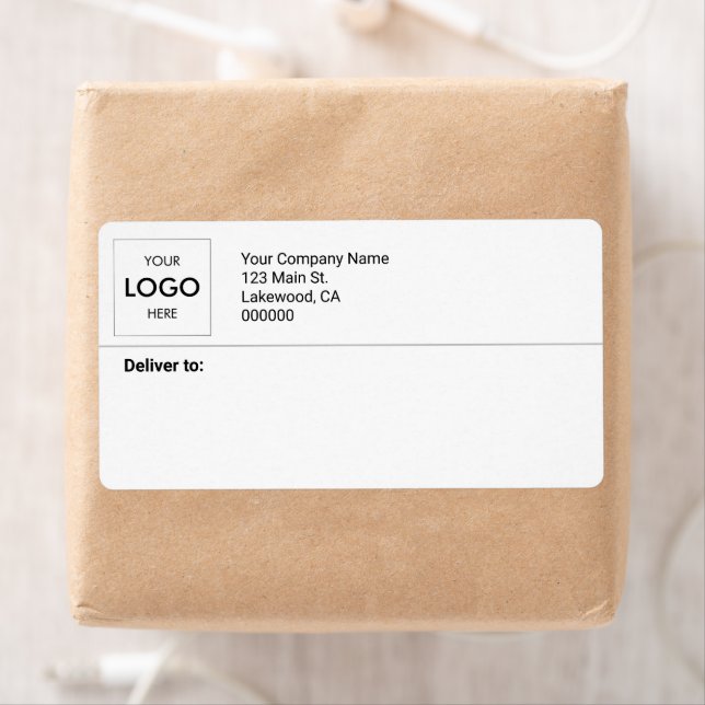 Logo Shipping Business Professional Label (Insitu)