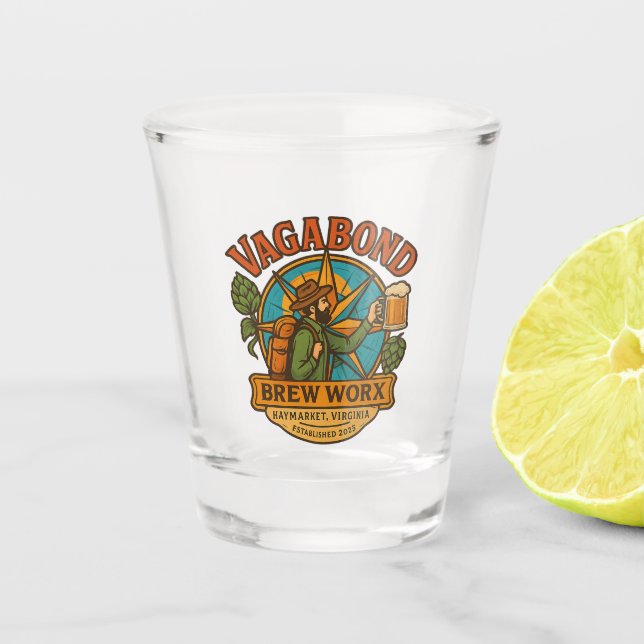 Logo Shot Glagg Glass (Front)