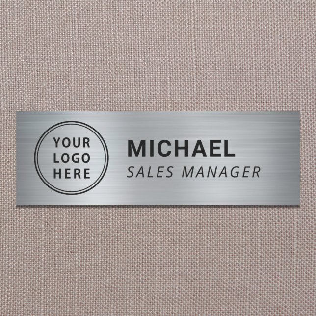 Logo Silver Work Name Tag (Creator Uploaded)